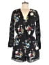 Xhilaration Floral Black Romper Size S - photo 1