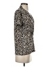 T Tahari Animal Print Ivory Short Sleeve Polo Size XS - photo 4