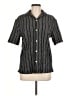 Zara Tweed Gray Short Sleeve Button-Down Shirt Size M - photo 1