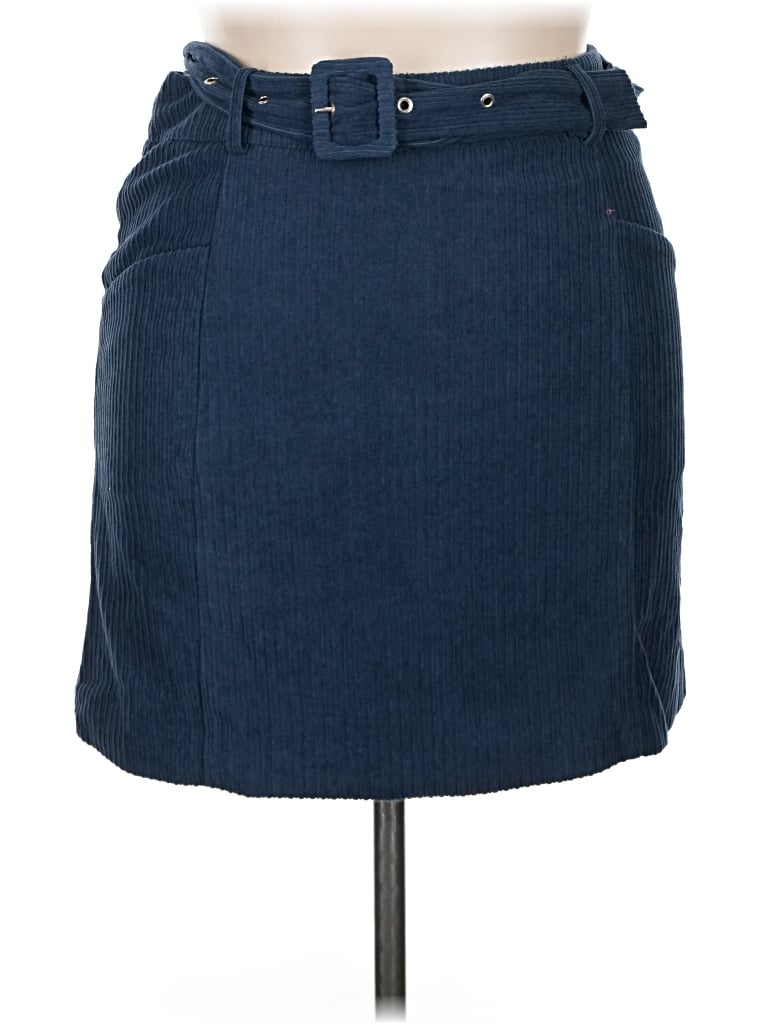 Pre-owned Pink Lily Casual Skirt In Blue