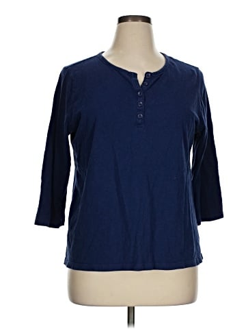 St. John's Bay 3/4 Sleeve Top (view 1)