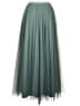 DR2 100% Polyester Green Formal Skirt Size S - photo 2