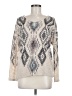 Ginger G. Print Ivory Pullover Sweater Size M - photo 1