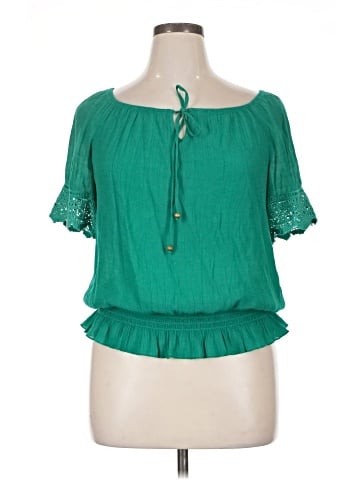By & By Short Sleeve Blouse (view 1)