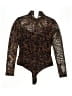 ALLSAINTS Animal Print Brown Bodysuit Size M - photo 1