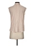 Veronica Beard 100% Silk Tan Sleeveless Silk Top Size 4 - photo 2