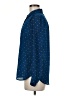 UNTUCKit 100% Polyester Polka Dots Blue Long Sleeve Blouse Size 8 - photo 5