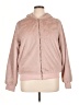 Say What? 100% Polyester Pink Faux Fur Jacket Size 1X - photo 1