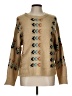 Grey Collective Chevron-herringbone Tan Pullover Sweater Size L - photo 1