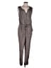 Lilka 100% Rayon Houndstooth Gray Jumpsuit Size L - photo 1