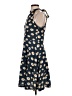 Ouges Polka Dots Blue Casual Dress Size S - photo 5
