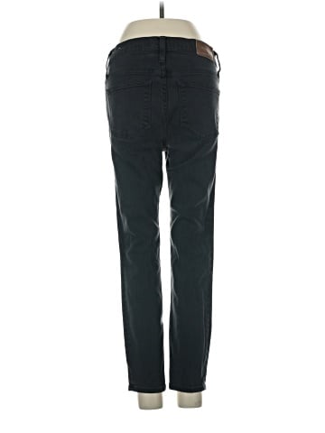 Madewell Petite 9" Mid-Rise Skinny Jeans in Lunar Wash: TENCEL&trade; Denim Edition (view 2)