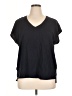 Eileen Fisher Black Short Sleeve Top Size XL - photo 1