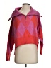 Free People Color Block Red Pullover Sweater Size XS - photo 1