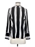 Calvin Klein Stripes Black Long Sleeve Blouse Size S - photo 1