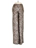 See You Monday Animal Print Brown Casual Pants Size M - photo 1