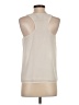 Bisou Bisou 100% Polyester Silver Sleeveless Top Size XS - photo 2