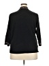 Relativity 100% Cotton Black 3/4 Sleeve Blouse Size 2X - photo 2