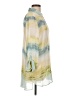 Chico's 100% Polyester Tie-dye Green 3/4 Sleeve Blouse Size Lg (2) - photo 4