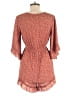 Shein 100% Polyester Hearts Red Romper Size 4 - photo 2