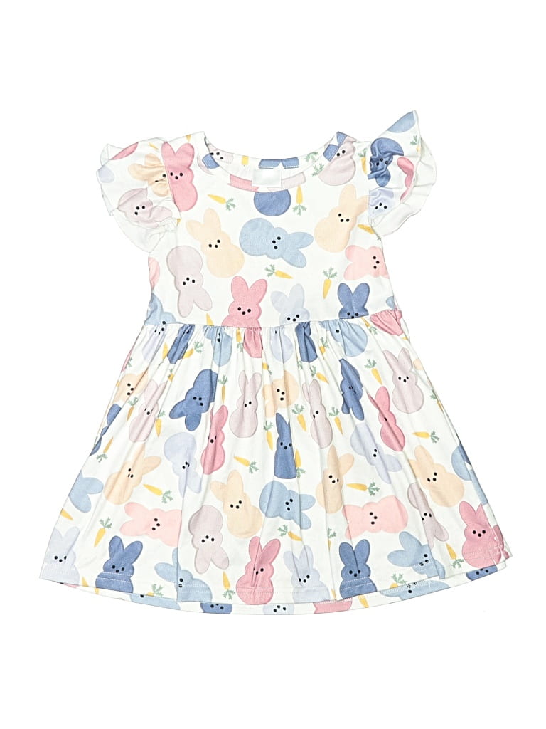 Pre-owned Assorted Brands Kids' Dress In White