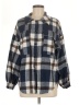Unbranded Plaid Blue Long Sleeve Button-Down Shirt Size M - photo 1
