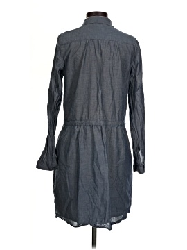embellished long sleeve mini dress in blue Mac Duggal Women's Embellished Long Flare Sleeve Mesh A-Line Dress - Blue - Size 2 main image 1