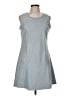 Lyssé Solid Gray Casual Dress Size M - photo 1