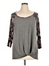 Signature Studio Gray 3/4 Sleeve T-Shirt Size XL - photo 1