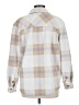 Sage Collective 100% Polyester Plaid Ivory Jacket Size M - photo 2
