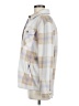 Sage Collective 100% Polyester Plaid Ivory Jacket Size M - photo 5