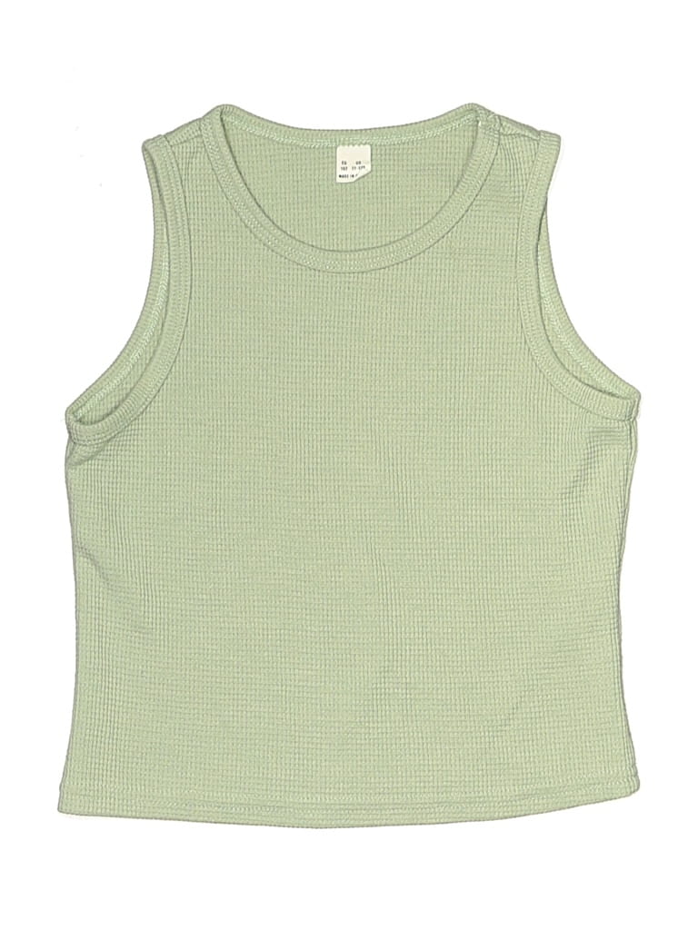 Pre-owned Unbranded Kids' Sleeveless T-shirt In Green
