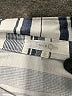 Eden & Olivia Stripes Silver Long Sleeve Button-Down Shirt Size L - photo 7