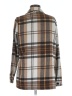 cavalini Plaid Brown Coat Size M - photo 2