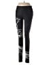 Noli Graphic Black Yoga Pants Size S - photo 1
