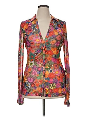 Natural Life Long Sleeve Blouse (view 1)