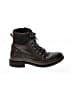 Taos 100% Leather Brown Ankle Boots Size 9 1/2 - photo 1