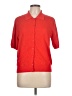 Ann Taylor LOFT Outlet Red Short Sleeve Blouse Size L - photo 1