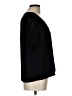 Lush 100% Polyester Black Short Sleeve Blouse Size L - photo 4