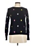 J.Crew 100% Cashmere Stars Black Cashmere Pullover Sweater Size M - photo 1