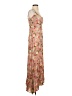 Lulus 100% Rayon Floral Tan Casual Dress Size XS - photo 4