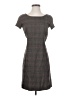 Studio M Plaid Gray Casual Dress Size S - photo 1