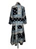 FIVE 100% Polyester Paisley Blue Casual Dress Size 1X - photo 2