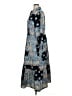 FIVE 100% Polyester Paisley Blue Casual Dress Size 1X - photo 5