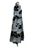 FIVE 100% Polyester Paisley Blue Casual Dress Size 1X - photo 4