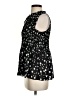 Rose + Olive 100% Polyester Black Sleeveless Blouse Size S - photo 5