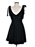 Blue Blush Solid Black Cocktail Dress Size M - photo 2