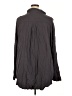 Torrid 100% Rayon Gray Long Sleeve Button-Down Shirt Size 5X Plus (5) - photo 2