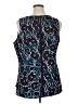 CAbi 100% Polyester Teal Sleeveless Blouse Size XL - photo 2