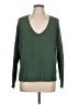 Lucky Brand Solid Green Pullover Sweater Size L - photo 1
